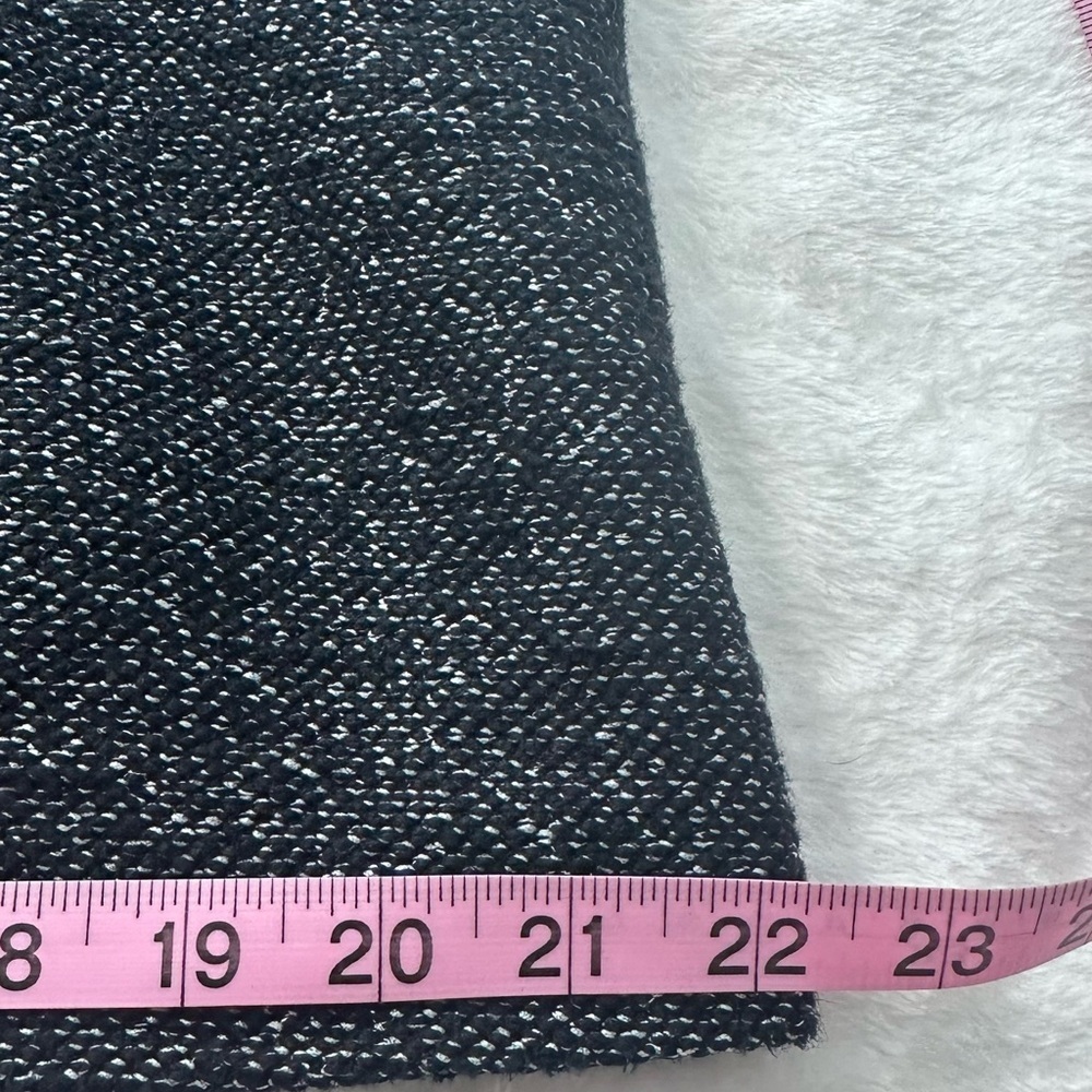 LOFT Black Blazer with Wide Lapel and Asymmetrical Closure - Picture 4 of 14